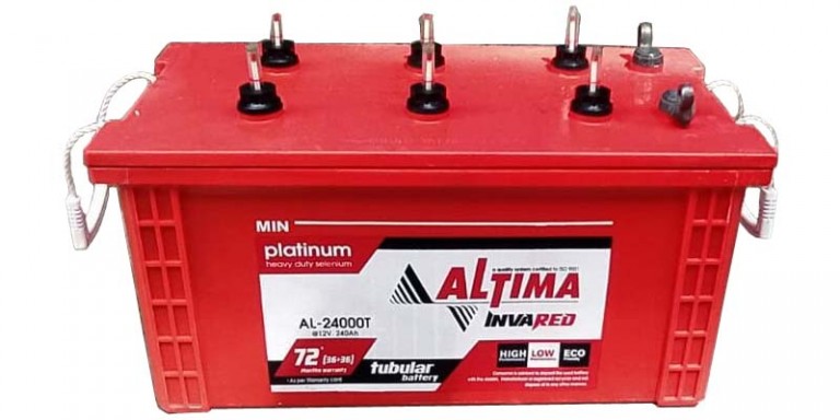 ALTIMA 24000T Tubular Battery (36+36 Month Warranty)