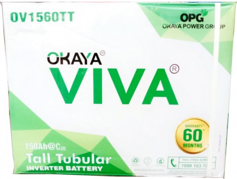 Okaya Viva OV 1560TT 150 Ah
