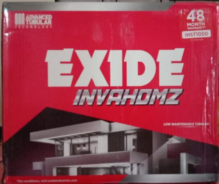 Exide INVAHOMZ IHST1000 (100AH) Tubular Battery