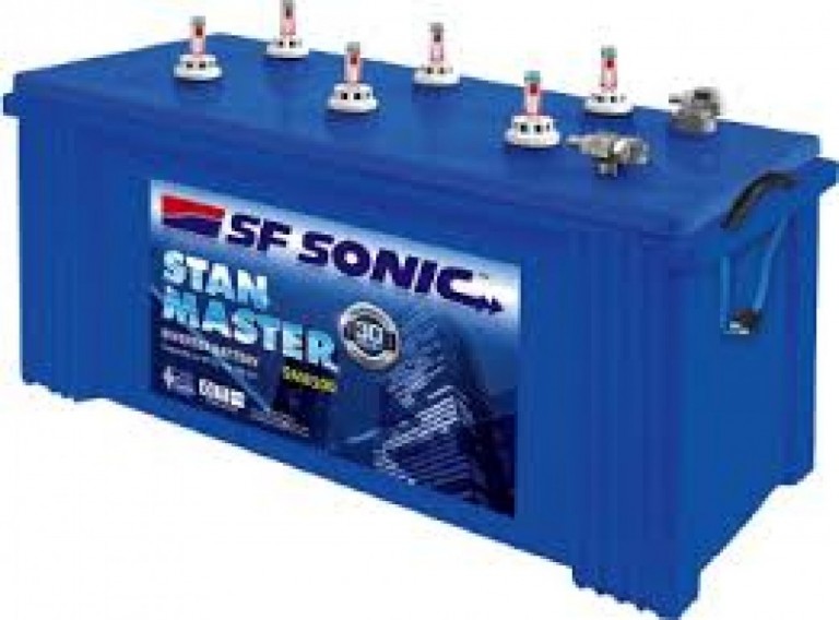 SF Sonic Stan Master SM 4000 100AH Tubular Battery